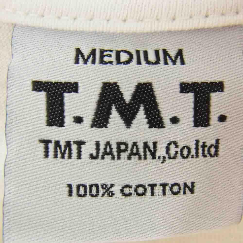 TMT ティーエムティー TCS-S12SP11 FLORIDA ロゴ コットン 半袖 Tシャツ オフホワイト系 M【新古品】【未使用】【中古】