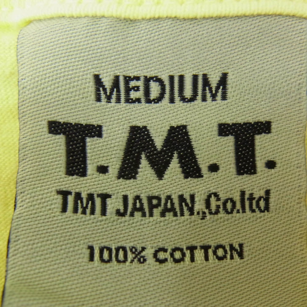 TMT ティーエムティー TCS-S13SP12 BUY BUY BABY ロゴ コットン 半袖 Tシャツ イエロー系 M【新古品】【未使用】【中古】