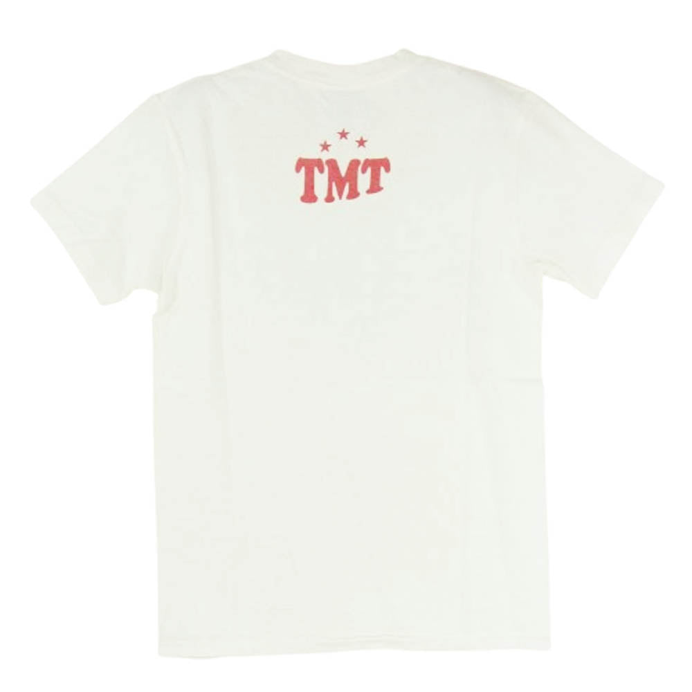 TMT ティーエムティー BIGHOLIDAY TMT ロゴ コットン 半袖 Tシャツ オフホワイト系 S【新古品】【未使用】【中古】