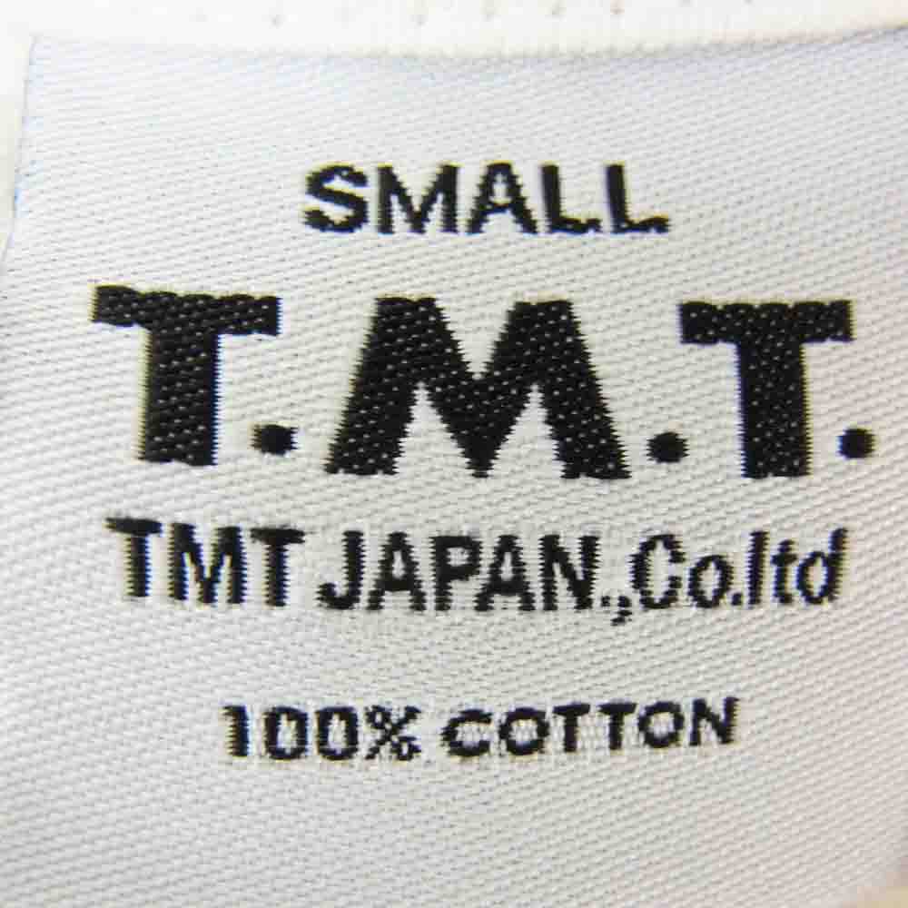 TMT ティーエムティー BIGHOLIDAY TMT ロゴ コットン 半袖 Tシャツ オフホワイト系 S【新古品】【未使用】【中古】
