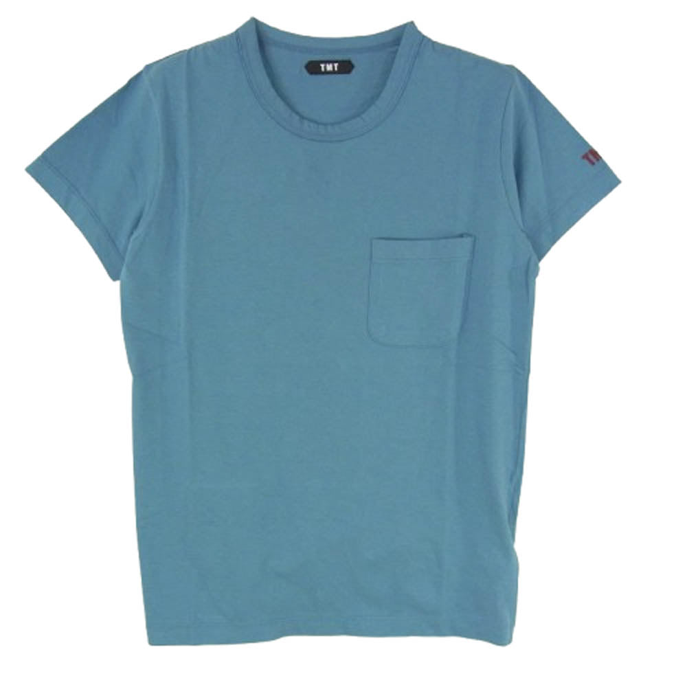 TMT ティーエムティー TCS-F1605 ポケット コットン 半袖 Tシャツ ブルー系 S【新古品】【未使用】【中古】