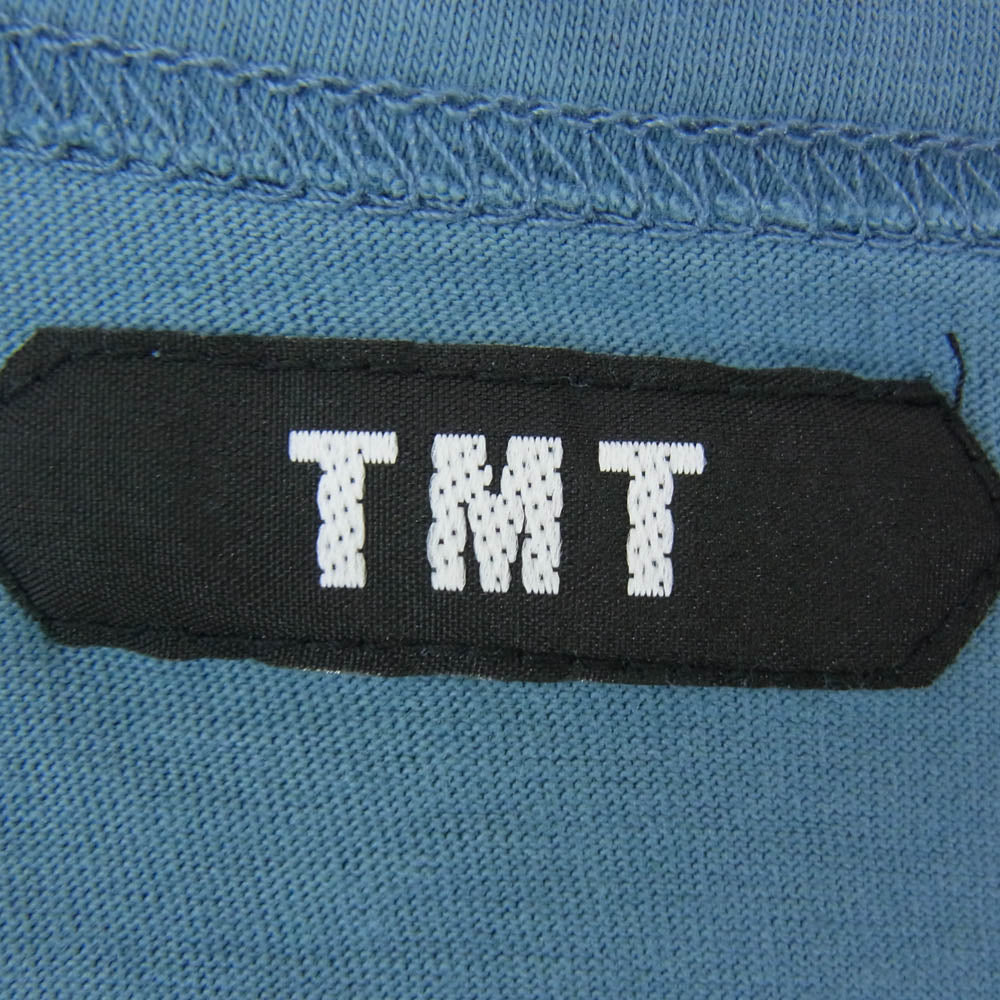 TMT ティーエムティー TCS-F1605 ポケット コットン 半袖 Tシャツ ブルー系 S【新古品】【未使用】【中古】