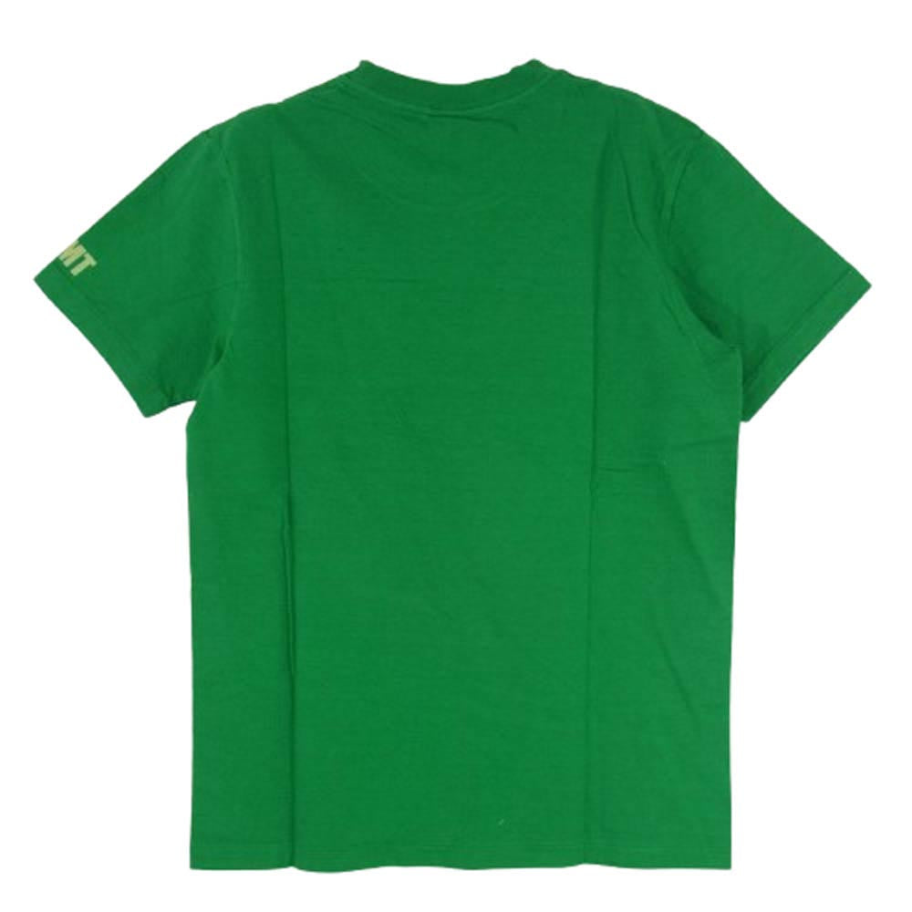 TMT ティーエムティー TCS-S12SP22 SUNSET ロゴ コットン 半袖 Tシャツ グリーン系 M【新古品】【未使用】【中古】