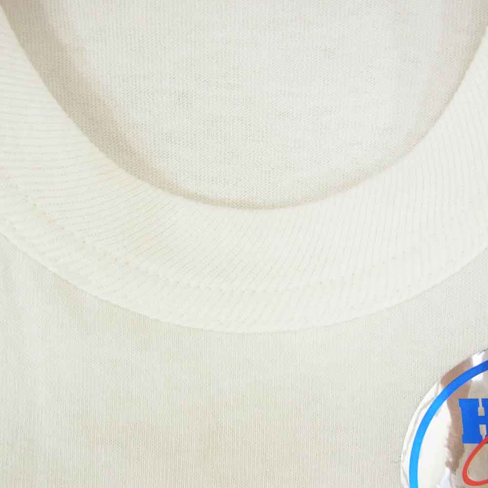 TMT ティーエムティー TCS-F16RLEC01 BIGHOLIDAY アーチ ロゴ コットン 半袖 Tシャツ ホワイト系 S【新古品】【未使用】【中古】