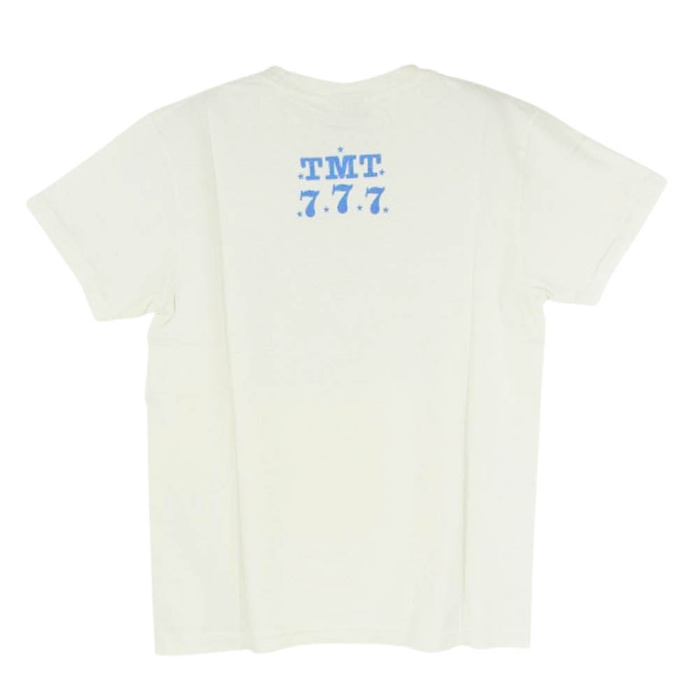 TMT ティーエムティー TST-F10SP04 TRIPLE 777 STARS ロゴ コットン 半袖 Tシャツ オフホワイト系 M【新古品】【未使用】【中古】