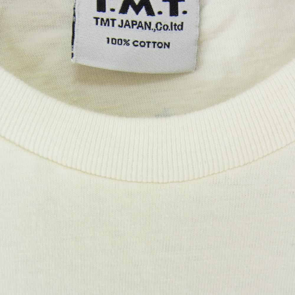 TMT ティーエムティー TST-F10SP04 TRIPLE 777 STARS ロゴ コットン 半袖 Tシャツ オフホワイト系 M【新古品】【未使用】【中古】