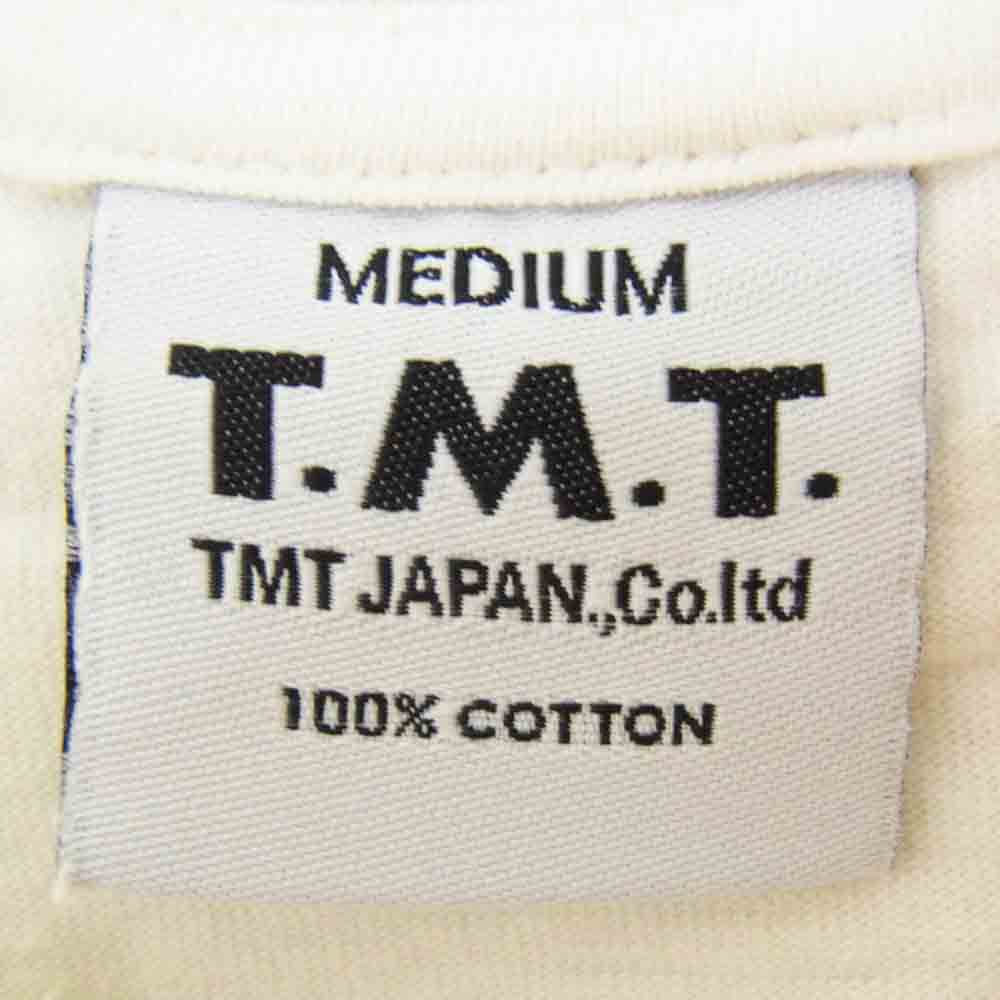 TMT ティーエムティー TST-F10SP04 TRIPLE 777 STARS ロゴ コットン 半袖 Tシャツ オフホワイト系 M【新古品】【未使用】【中古】