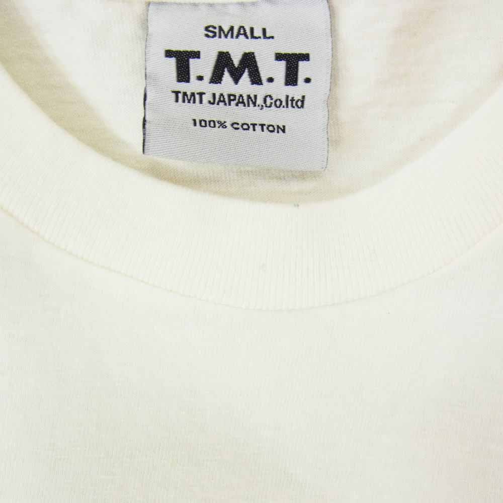 TMT ティーエムティー TCS-S13SP07 TMT CAMOUFLAGE 迷彩柄 ロゴ コットン 半袖 Tシャツ オフホワイト系 S【新古品】【未使用】【中古】