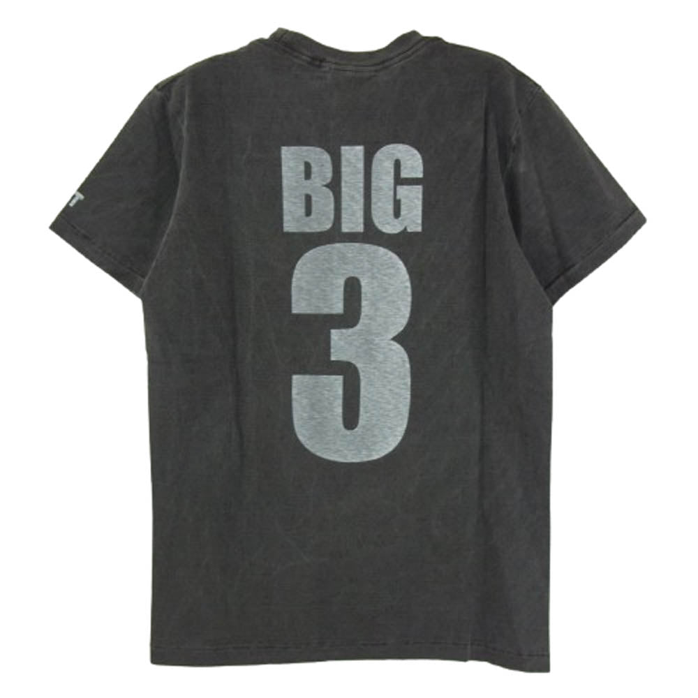 TMT ティーエムティー TCS-S13SP70 TMT YOURS ロゴ コットン 半袖 Tシャツ ブラック系 S【新古品】【未使用】【中古】