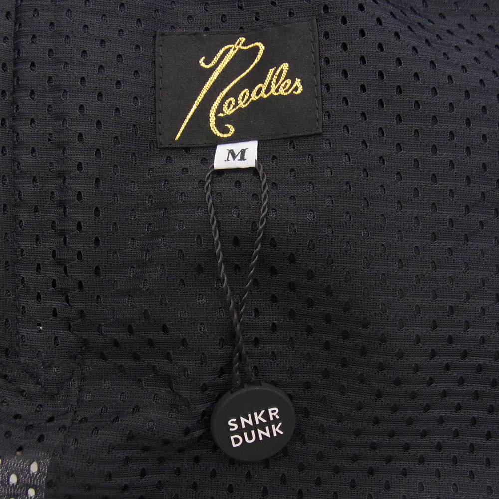 Needles ニードルス MR413 Track Pants パピヨン刺繍 サイドライン トラックパンツ ブラック系 M【中古】