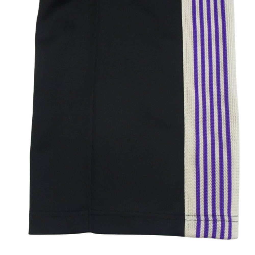 Needles ニードルス MR413 Track Pants パピヨン刺繍 サイドライン トラックパンツ ブラック系 M【中古】