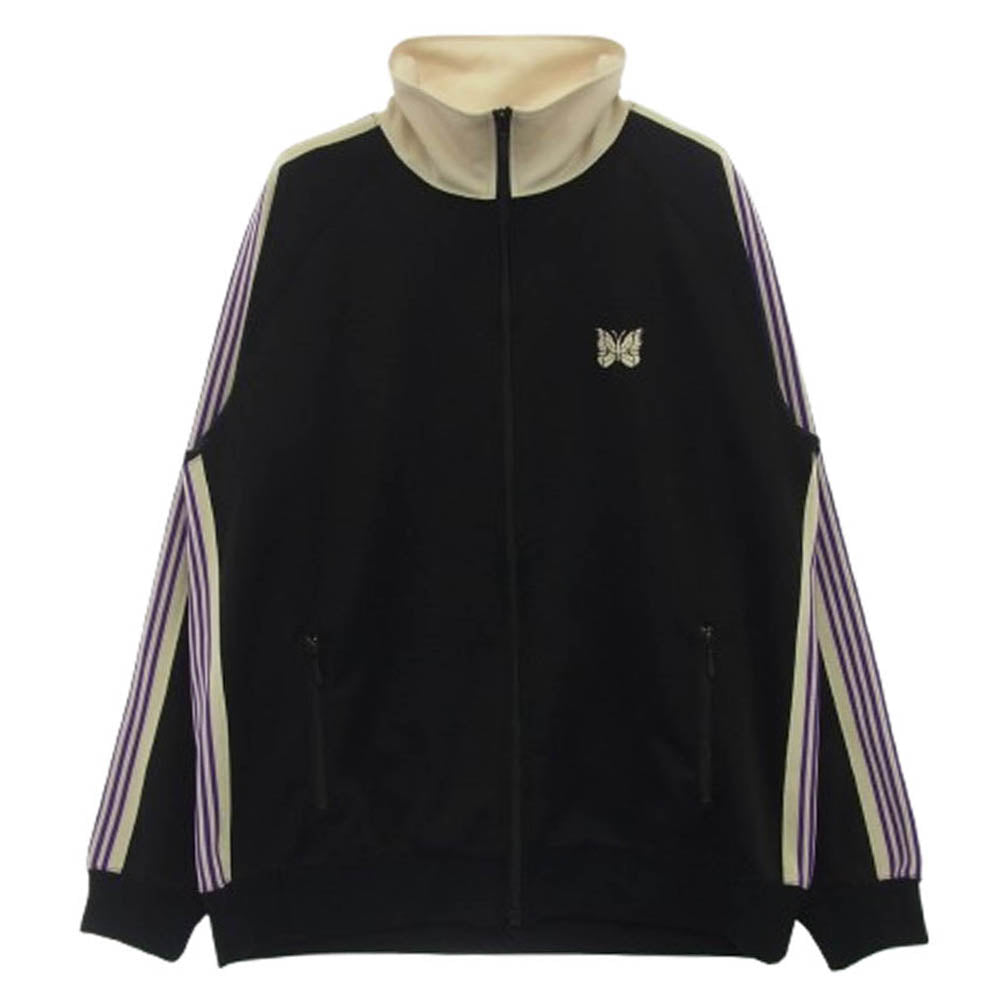 Needles ニードルス MR412 Track Jacket パピヨン刺繍 トラックジャケット ブラック系 M ジャケットXL【中古】