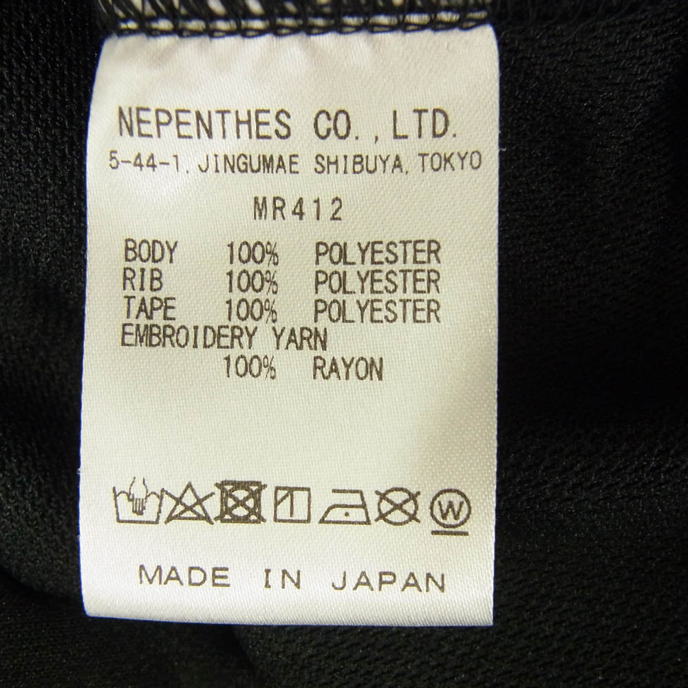 Needles ニードルス MR412 Track Jacket パピヨン刺繍 トラックジャケット ブラック系 M ジャケットXL【中古】