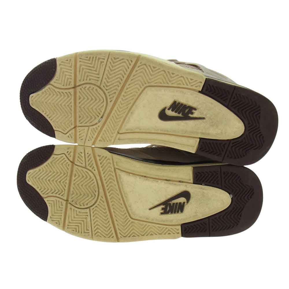 NIKE ナイキ FZ4810-200 A Ma Maniere Air Jordan 4 Retro OG SP Fossil Stone WYWS アママニエール エアジョーダン4 レトロ フォッシルストーン スニーカー ライトブラウン系 27.5cm【中古】