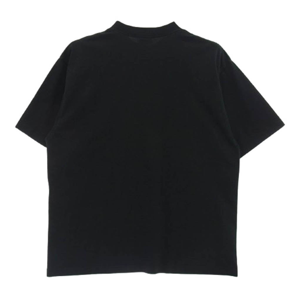 BALENCIAGA バレンシアガ 764235 TQVI5 Political Stencil T-shirt キャンペーンロゴプリント Tシャツ 半袖カットソー ダークグレー系 L【中古】