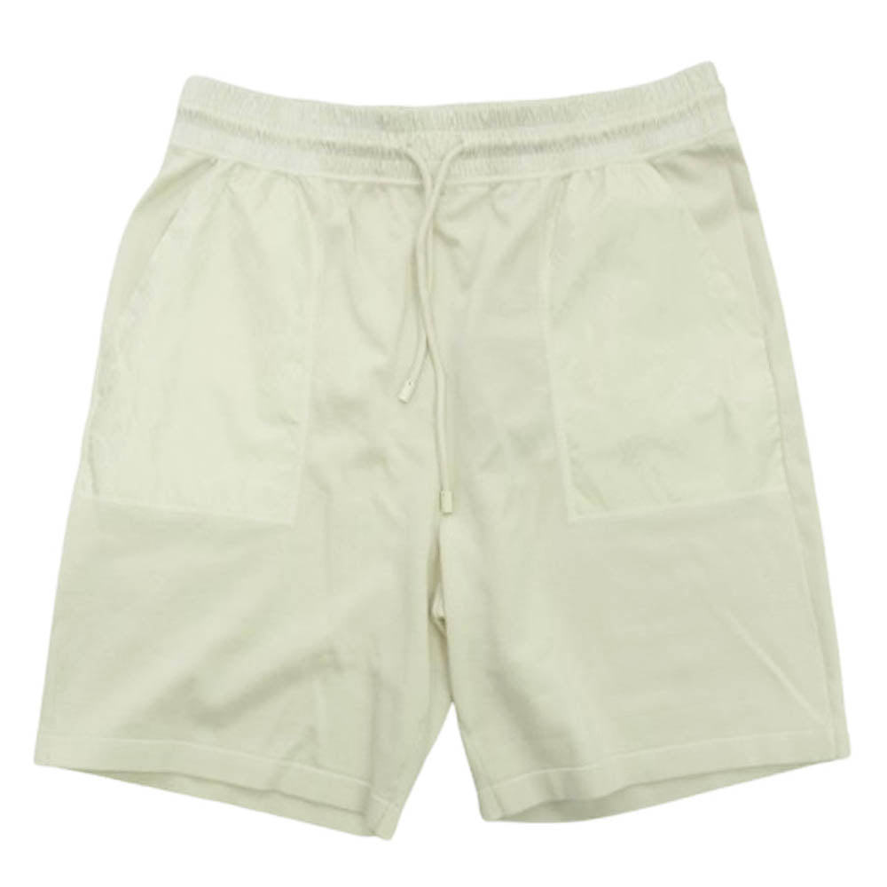 LOUIS VUITTON ルイ・ヴィトン 25SS 1AHVPK ショーツウィズモノグラムナイロンディテール ショーツ ショートパンツ ホワイト系 L【新古品】【未使用】【中古】