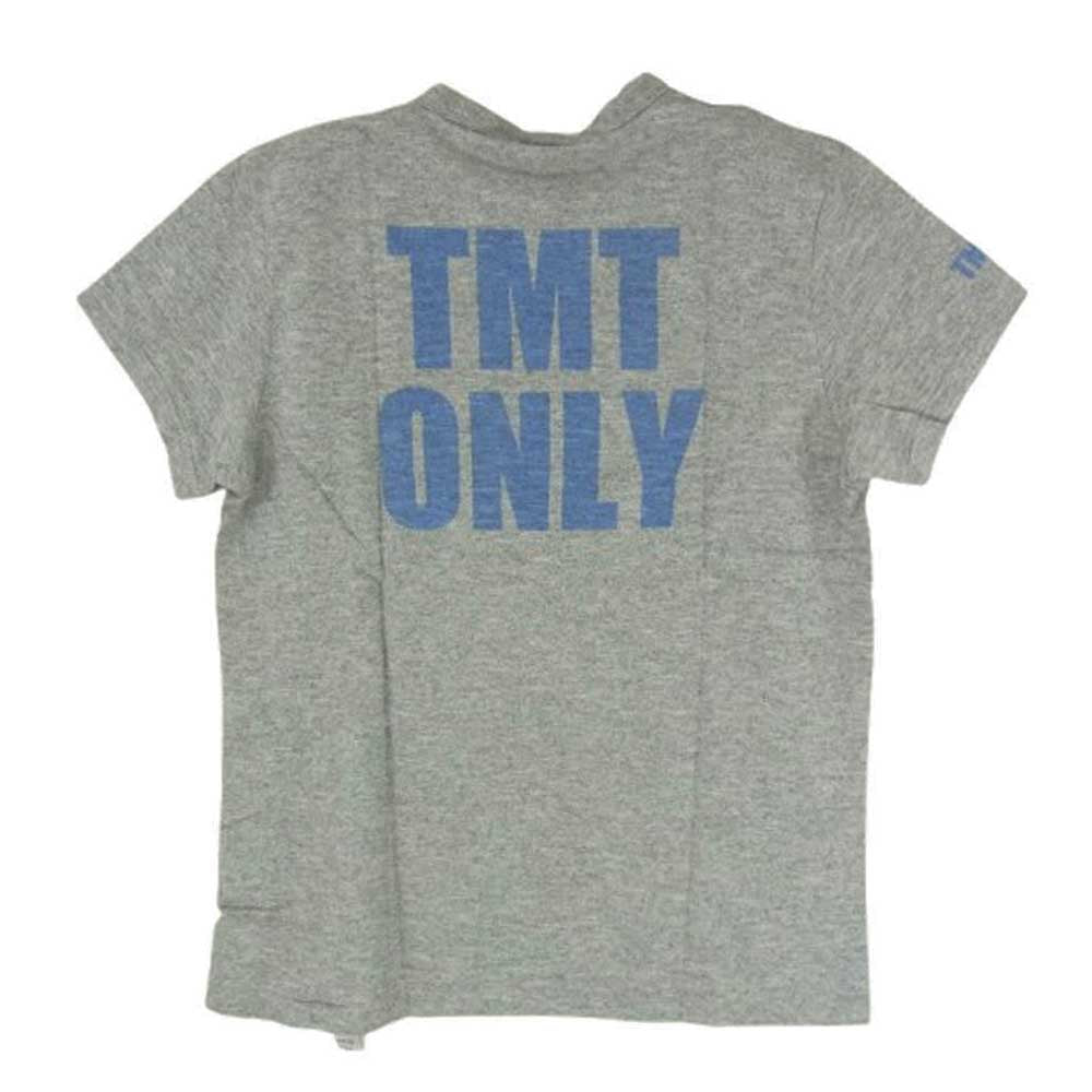 Champion チャンピオン C8-B302 × TMT ティーエムティー GO HOME プリント Tシャツ 半袖カットソー グレー系 S【新古品】【未使用】【中古】