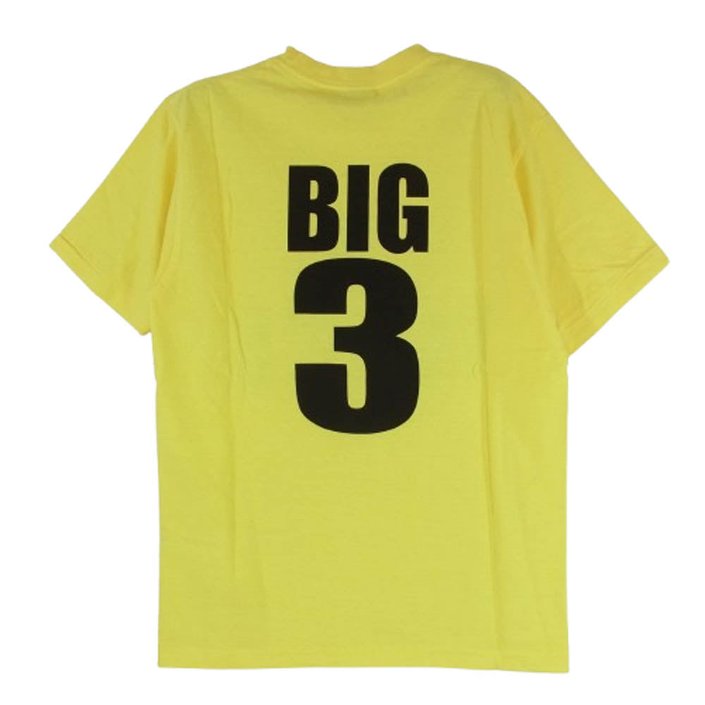 TMT ティーエムティー TMT YOURSロゴ コットン 半袖 Tシャツ イエロー系 S【新古品】【未使用】【中古】