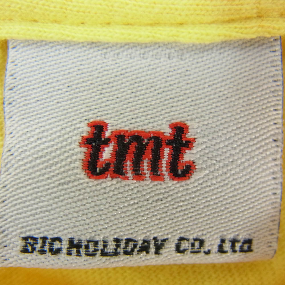 TMT ティーエムティー TMT YOURSロゴ コットン 半袖 Tシャツ イエロー系 S【新古品】【未使用】【中古】