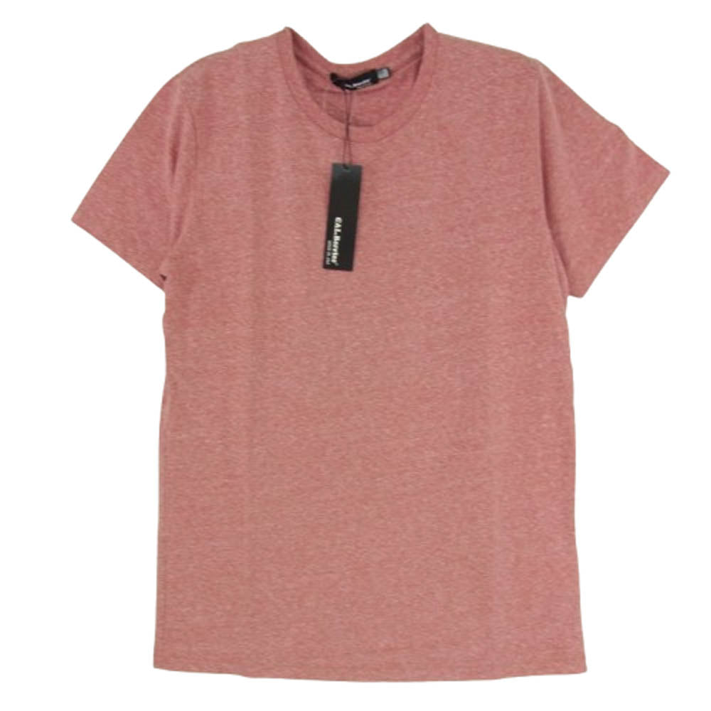 カルベリーズ 35TJ001 無地 Tシャツ 半袖 カットソー レッド系 XS【新古品】【未使用】【中古】