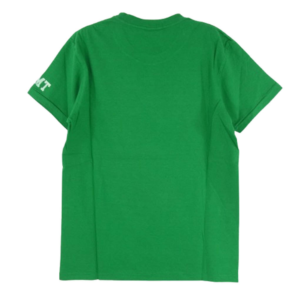 TMT ティーエムティー TST-S11SP24 BIGHOLIDAY アーチ ロゴ コットン 半袖 Tシャツ グリーン系 S【新古品】【未使用】【中古】