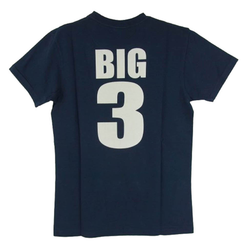 TMT ティーエムティー TCS-F11SP11 TMT YOURSロゴ コットン 半袖 Tシャツ ネイビー系 S【新古品】【未使用】【中古】