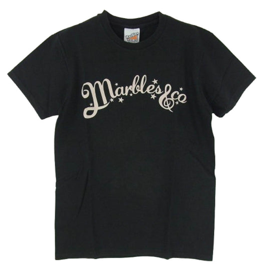 MARBLES マーブルズ C8-B301 フロントロゴ プリント Tシャツ 半袖カットソー ブラック系 M【極上美品】【中古】