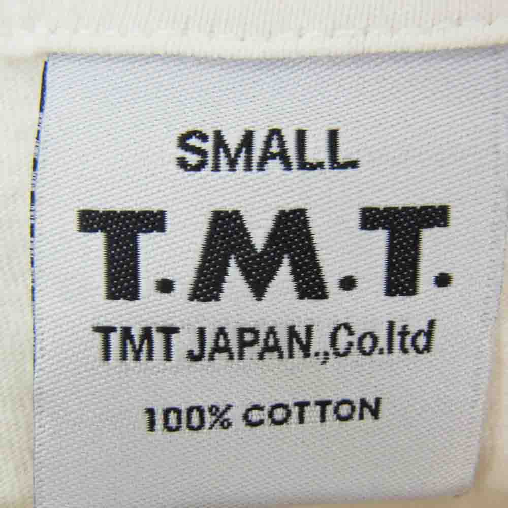 TMT ティーエムティー FLORIDA ロゴ コットン 半袖 Tシャツ オフホワイト系 S【新古品】【未使用】【中古】