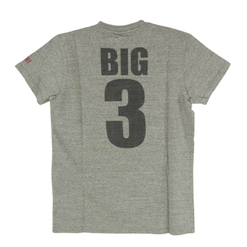 TMT ティーエムティー CS-F17BL01 CALIFORNIA フロントプリント コットン 半袖 Tシャツ グレー系 S【新古品】【未使用】【中古】