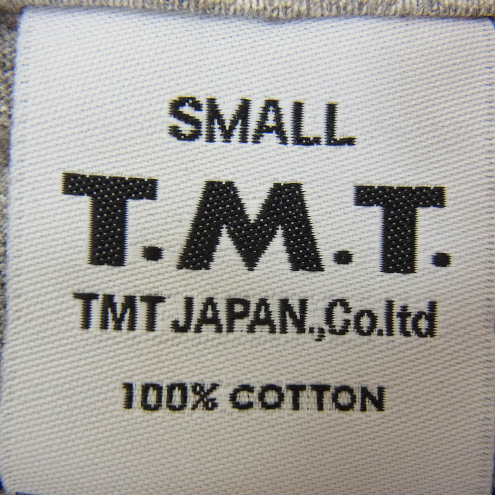 TMT ティーエムティー CS-F17BL01 CALIFORNIA フロントプリント コットン 半袖 Tシャツ グレー系 S【新古品】【未使用】【中古】