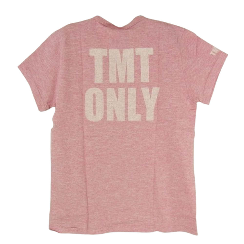 Champion チャンピオン C8-B302 × TMT ティーエムティー GO HOME プリント Tシャツ 半袖カットソー ヘザーレッド S【新古品】【未使用】【中古】