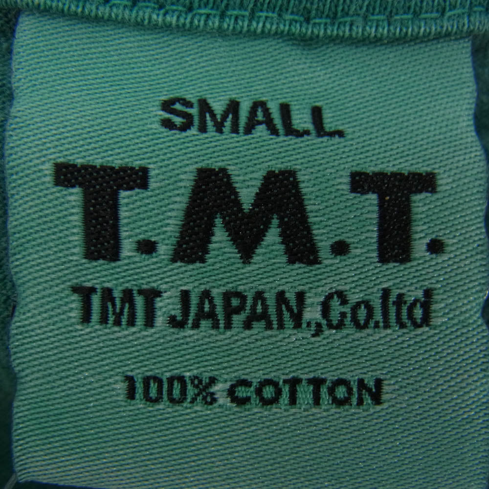 TMT ティーエムティー TCS-S13SP73 MALIBU フロントプリント コットン 半袖 Tシャツ グリーン系 S【新古品】【未使用】【中古】