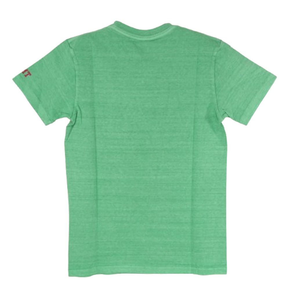 TMT ティーエムティー TCS-S14SP80 BIG HOLIDAY フロントプリント 半袖 Tシャツ グリーン系 S【新古品】【未使用】【中古】