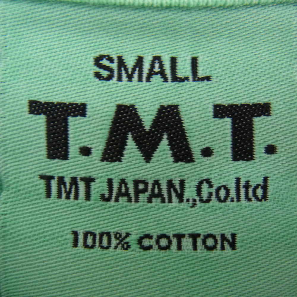 TMT ティーエムティー TCS-S14SP80 BIG HOLIDAY フロントプリント 半袖 Tシャツ グリーン系 S【新古品】【未使用】【中古】