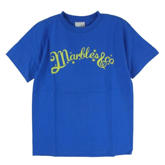 MARBLES マーブルズ C8-B301 フロントロゴ プリント Tシャツ 半袖カットソー ブルー系 S【極上美品】【中古】
