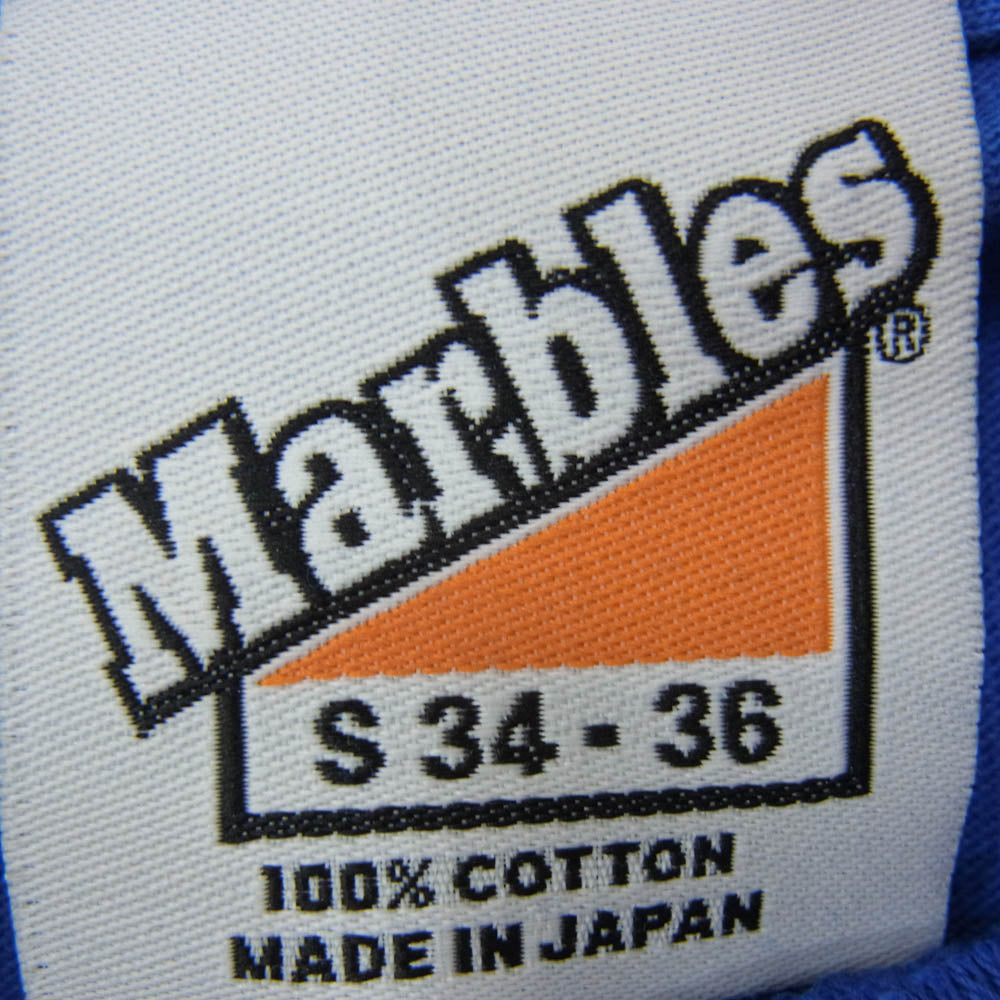 MARBLES マーブルズ C8-B301 フロントロゴ プリント Tシャツ 半袖カットソー ブルー系 S【極上美品】【中古】