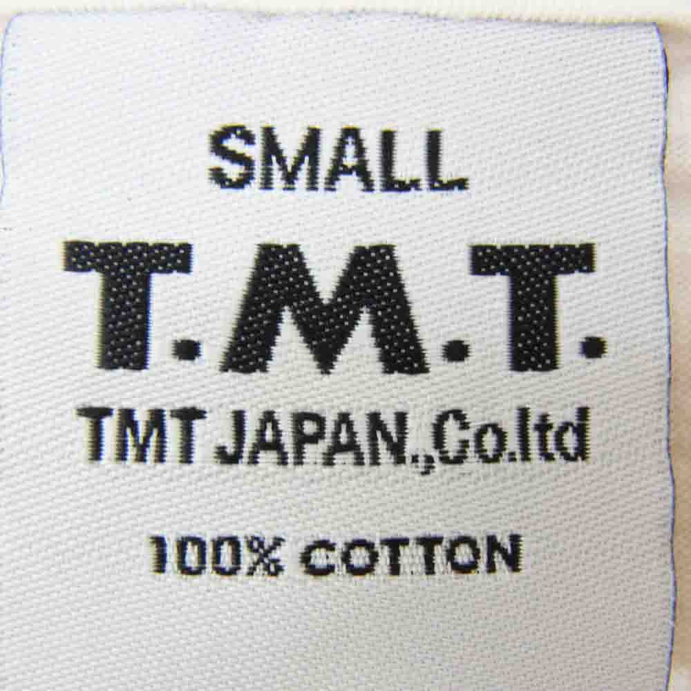 TMT ティーエムティー TCS-F11SP12 TMT YOURSロゴ コットン 半袖 Tシャツ オフホワイト系 S【新古品】【未使用】【中古】