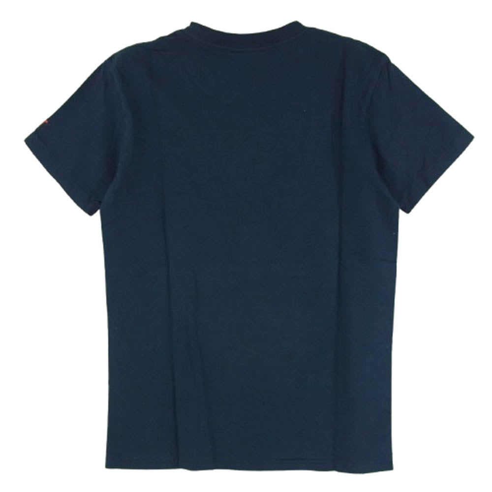 TMT ティーエムティー TCS-S14SP12 NEW YORK ロゴ コットン 半袖 Tシャツ ネイビー系 S【新古品】【未使用】【中古】