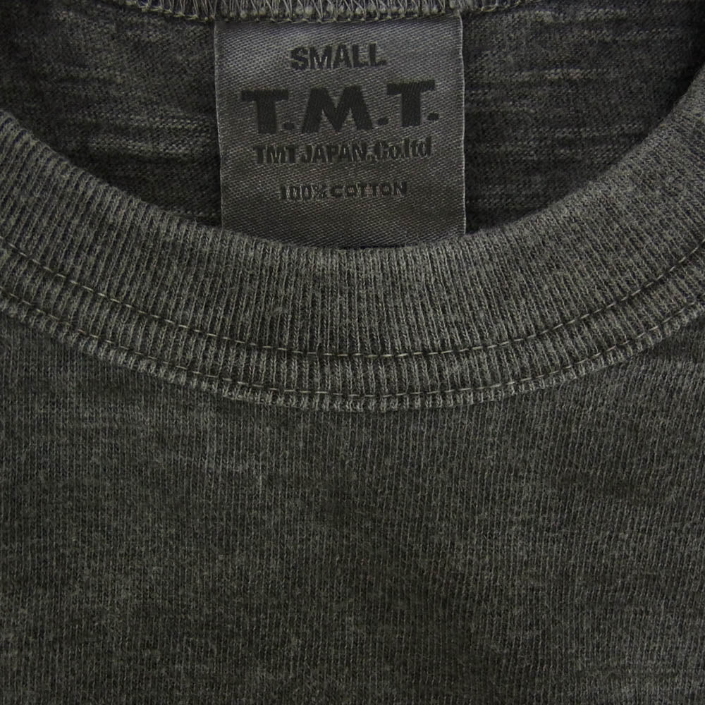 TMT ティーエムティー TCS-F1505 ソフトツイスト ジャージー プリント 半袖 Tシャツ ブラック系 S【新古品】【未使用】【中古】