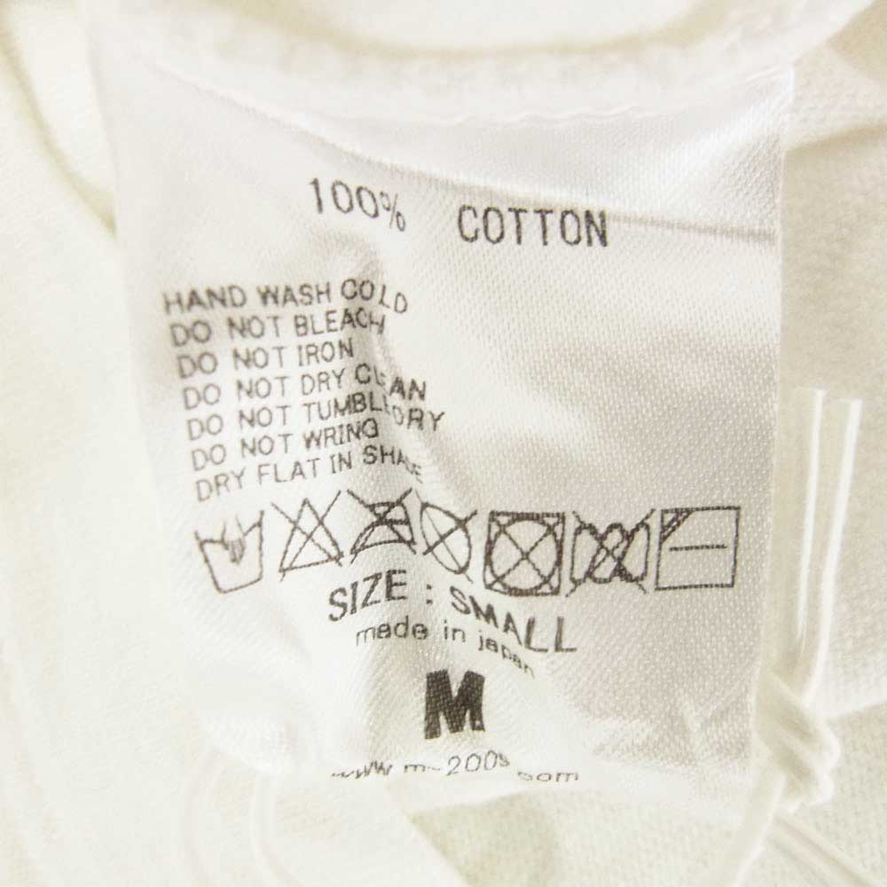 エム 12HS-MST007 THANK YOU FRIEND ロゴ プリント Tシャツ 半袖 カットソー オフホワイト系 M【新古品】【未使用】【中古】