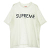 Supreme シュプリーム 25SS Capital S/S Top キャピタル ロゴプリント Tシャツ 半袖カットソー ホワイト系 S【中古】