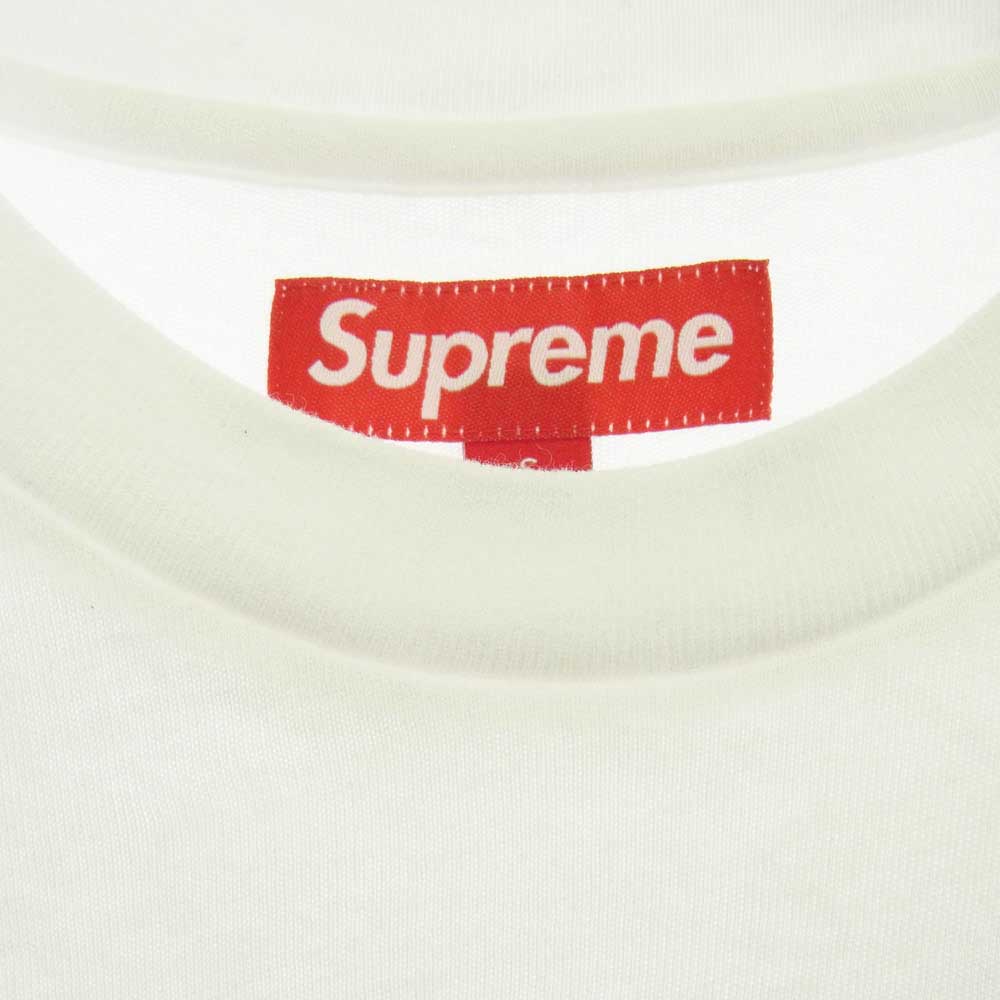 Supreme シュプリーム 25SS Capital S/S Top キャピタル ロゴプリント Tシャツ 半袖カットソー ホワイト系 S【中古】