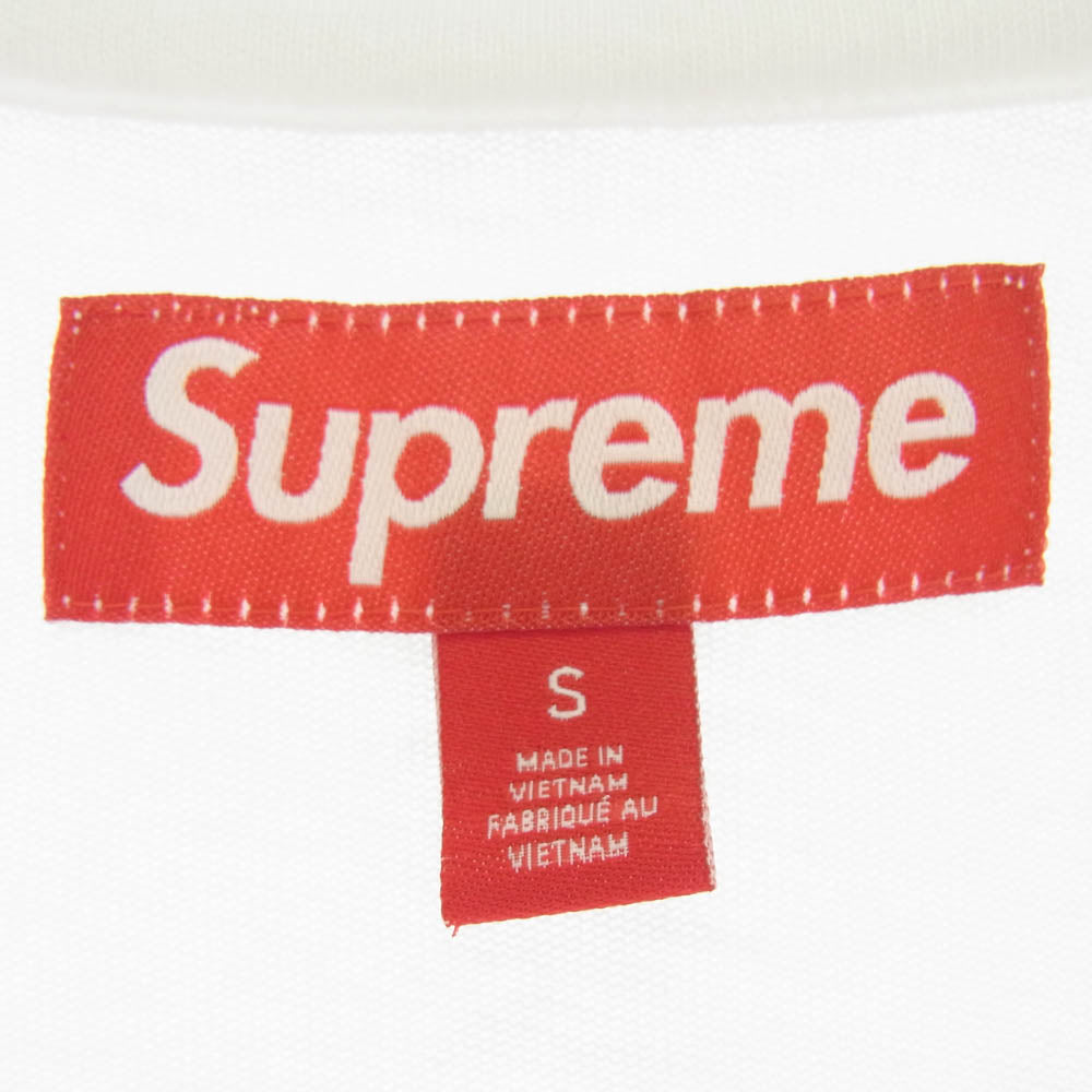 Supreme シュプリーム 25SS Capital S/S Top キャピタル ロゴプリント Tシャツ 半袖カットソー ホワイト系 S【中古】