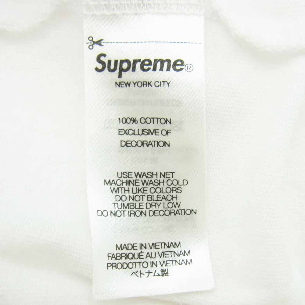Supreme シュプリーム 25SS Capital S/S Top キャピタル ロゴプリント Tシャツ 半袖カットソー ホワイト系 S【中古】