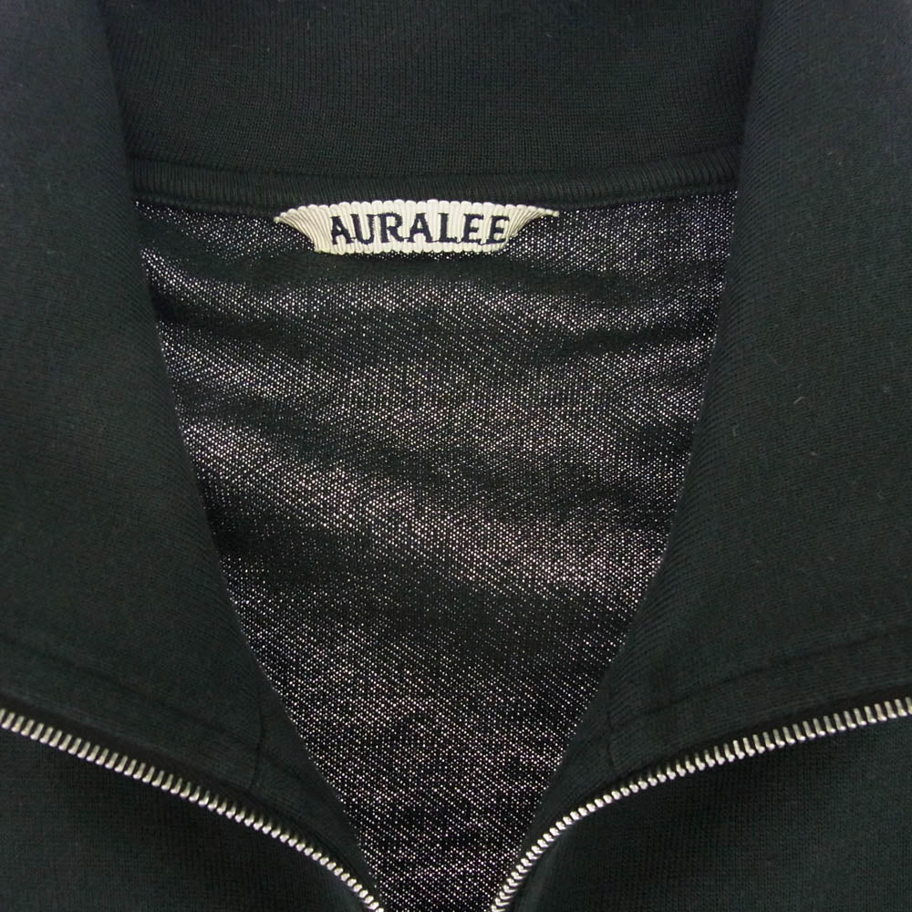 AURALEE オーラリー A24AB01CU 24AW SUPER HIGH GAUGE SWEAT ZIP BLOUSON スーパー ハイゲージ スウェット ジップアップ ブルゾン ブラック系 3【中古】