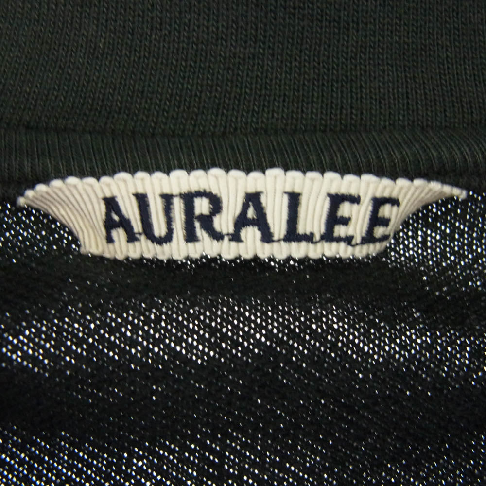 AURALEE オーラリー A24AB01CU 24AW SUPER HIGH GAUGE SWEAT ZIP BLOUSON スーパー ハイゲージ スウェット ジップアップ ブルゾン ブラック系 3【中古】