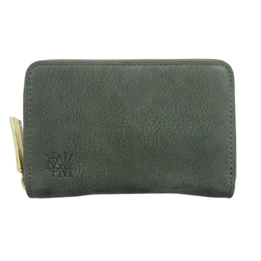 COCOMEISTER ココマイスター GOOD OLD COIN CASE グッドオールドスタンダード ミニジップ コインケース グレー系【極上美品】【中古】