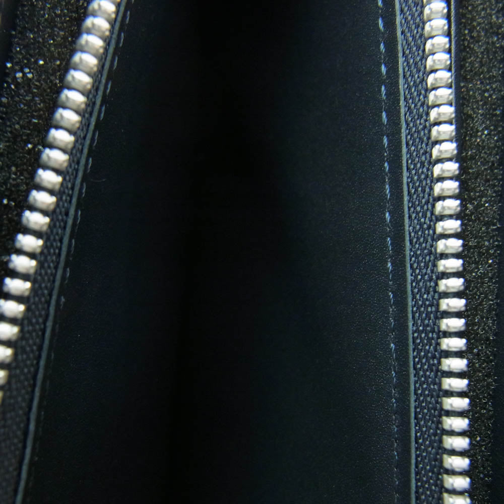 COCOMEISTER ココマイスター MATTSHRINK ALLALONG マットシュリンクオールアロング ロングウォレット 長財布 ネイビー系【極上美品】【中古】