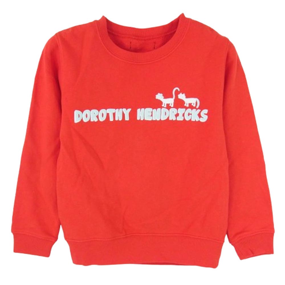 ドロシーヘンドリックス キッズ ロゴプリント スウェット レッド系 サイズ表記無【中古】