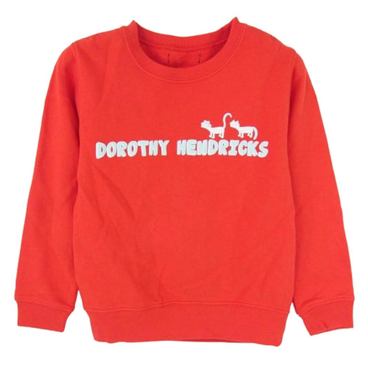 ドロシーヘンドリックス キッズ ロゴプリント スウェット レッド系 サイズ表記無【中古】
